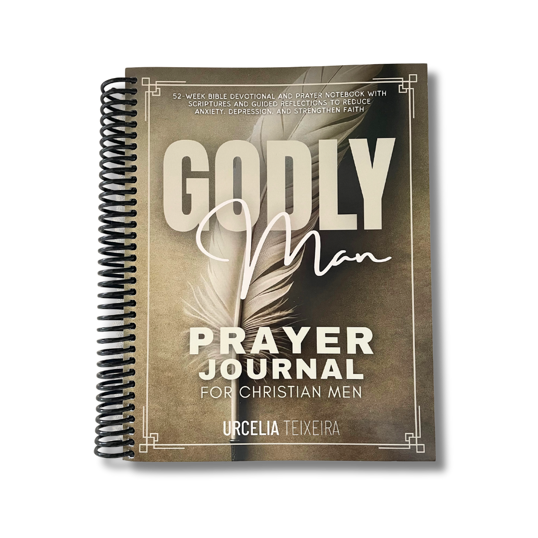 Godly Man Prayer Journal for Christian Men - Spiral Bound
