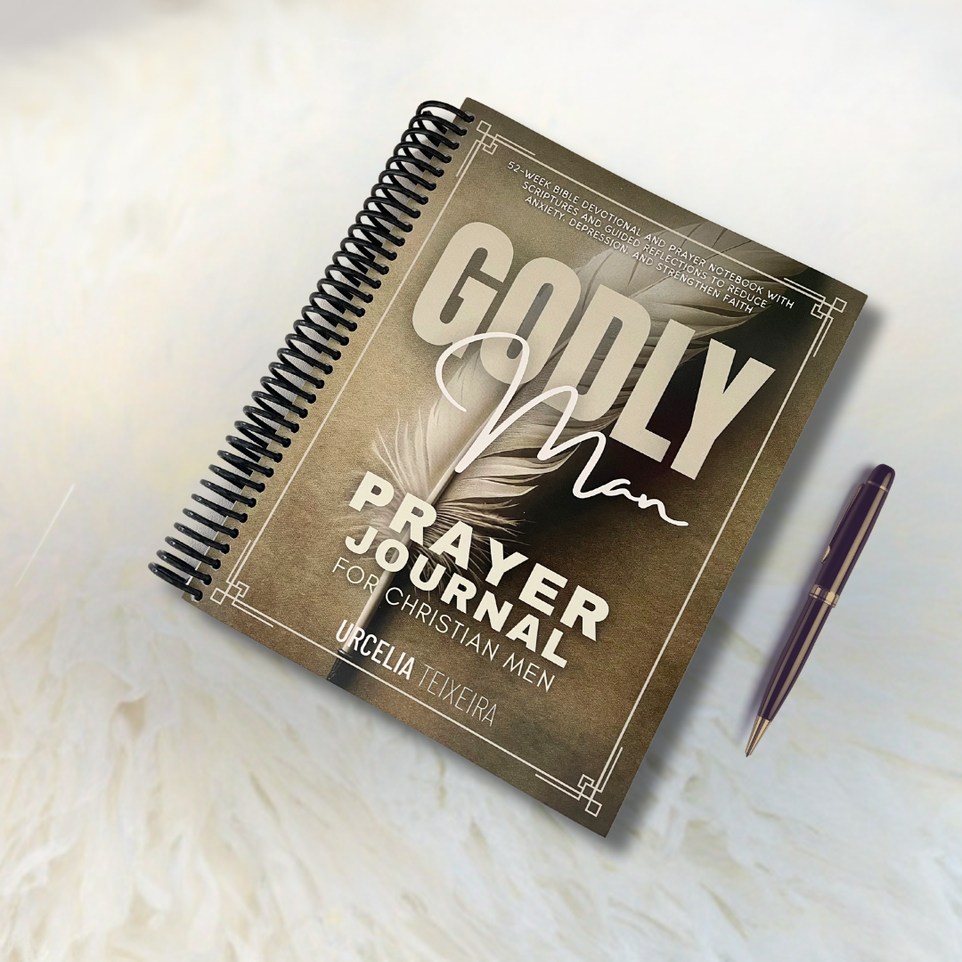 Godly Man Prayer Journal for Christian Men - Spiral Bound