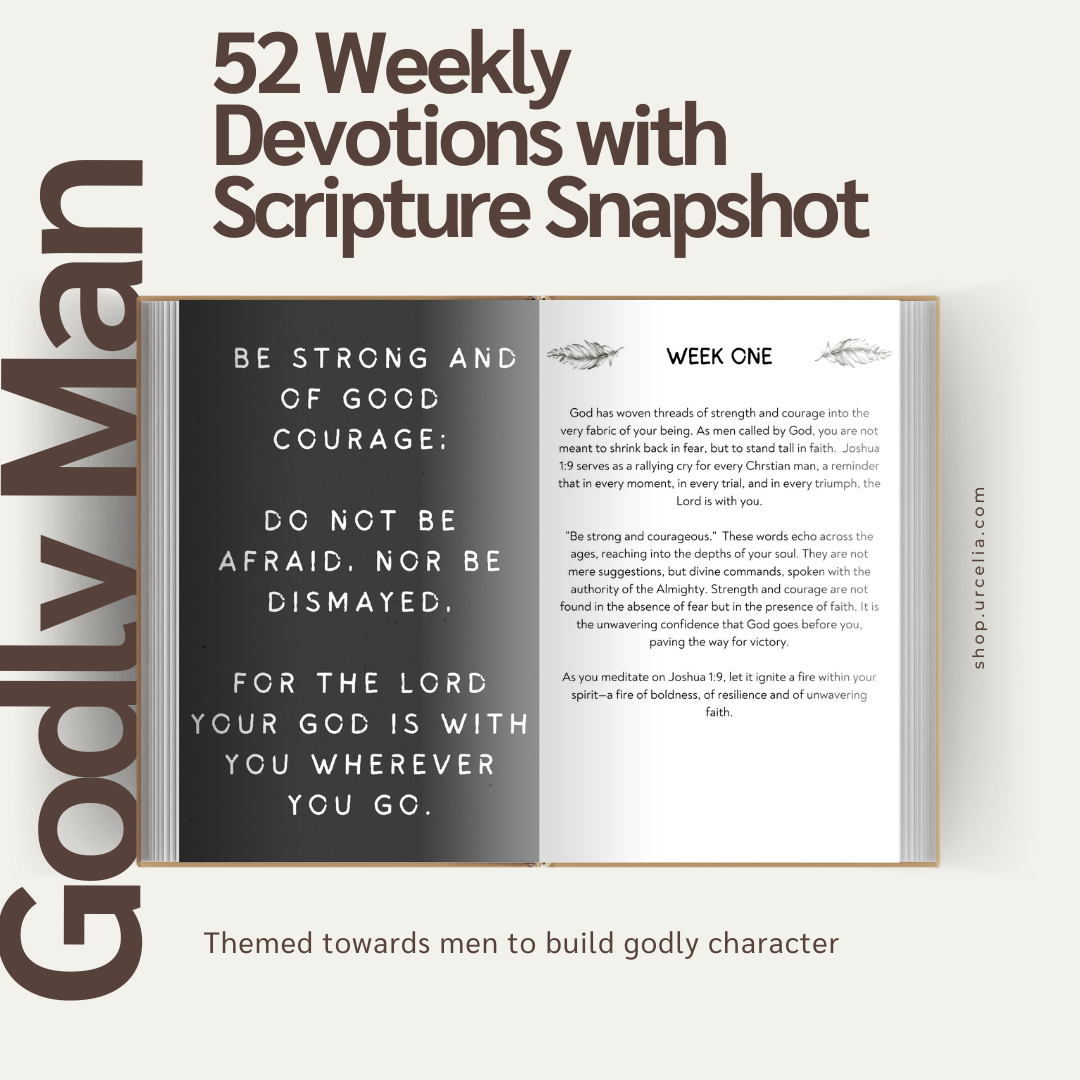 Godly Man Prayer Journal for Christian Men - Spiral Bound