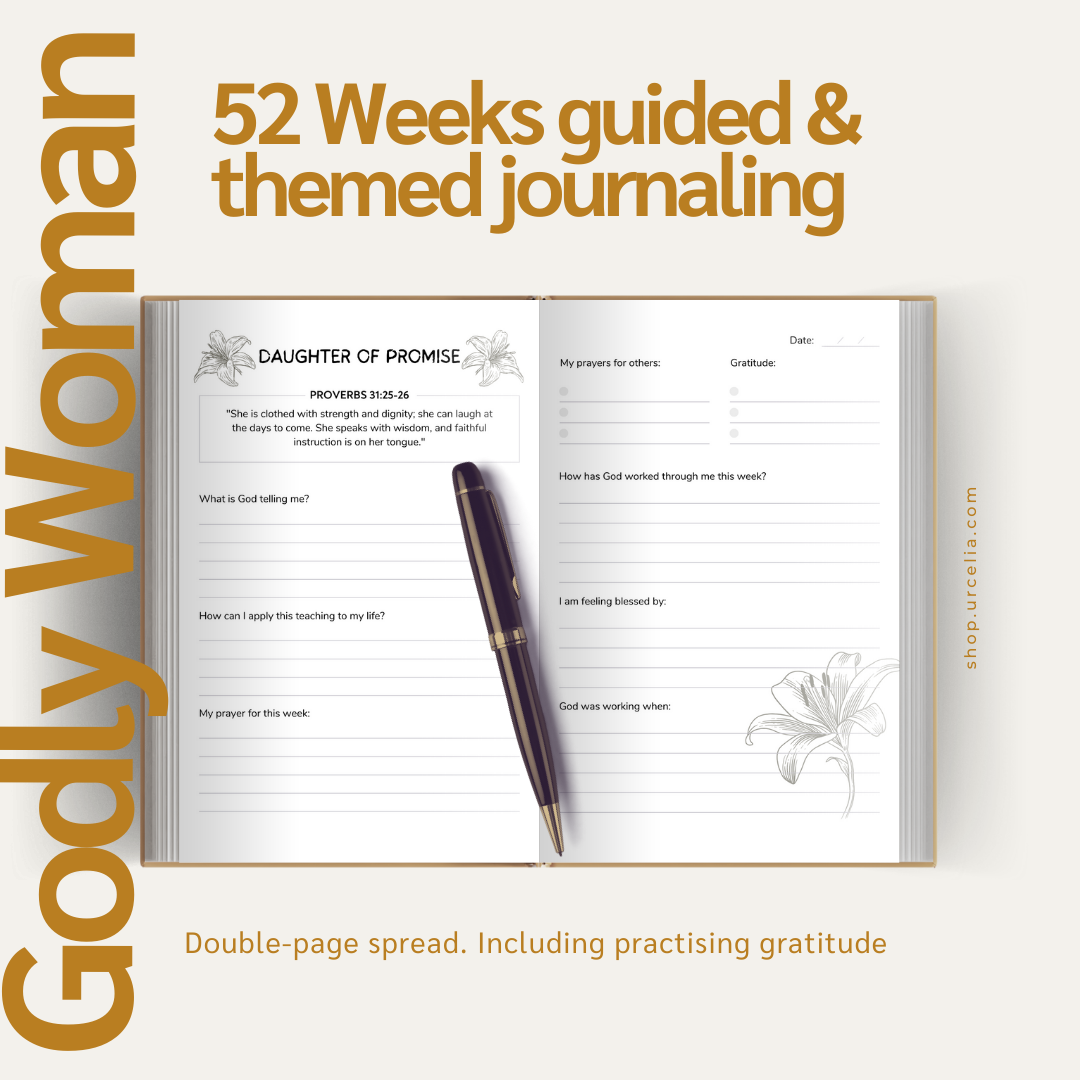 Godly Woman Prayer Journal for Christian Women - Spiral Bound